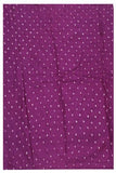 Bandhani cotton Blouse material with attractive dots (Purple) - 65509A - Blouse Swadeshi Boutique