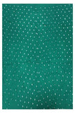 Bandhani cotton Blouse material with attractive dots (Teal) - 65511A - Blouse Swadeshi Boutique