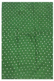 Bandhani cotton Blouse material with attractive dots (Pea Green) - 65512A - Blouse Swadeshi Boutique