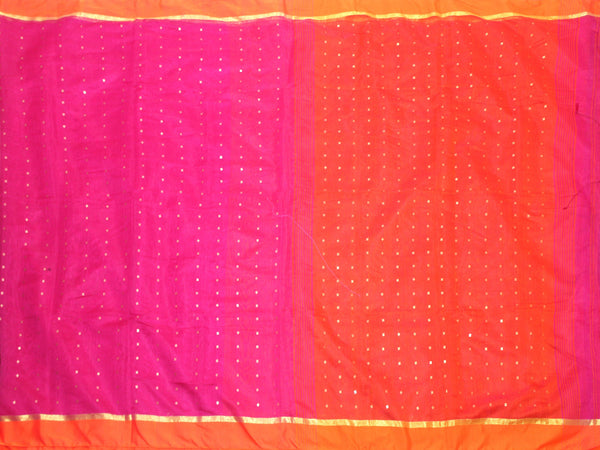 Silk Cotton saree with sequence work - 68002A * Sale 50% OFF * - Sarees Swadeshi Boutique