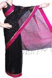 Silk Cotton saree with Sequence work - 68003A * Sale 50% OFF * - Sarees Swadeshi Boutique