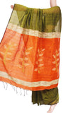 Silk Cotton saree with sequence work - 68030A * Summer Offer Rs.100 off * - Sarees Swadeshi Boutique