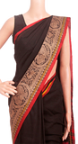 71120B - Narayanpet handloom cotton saree with an attached blouse material, Sarees - Swadeshi Boutique