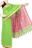 74024A - Soft cotton saree with Ball putta design in all over body - Sarees Swadeshi Boutique
