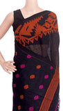 Linen Saree premium quality with beautiful Jamdhani Work - 76004A *Sale 40% Off* - Sarees Swadeshi Boutique