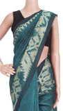 Linen Saree premium quality with beautiful Jamdhani Work - 76008A *Sale 40% Off* - Sarees Swadeshi Boutique