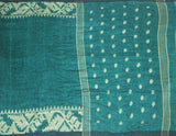 Linen Saree premium quality with beautiful Jamdhani Work - 76008A *Sale 40% Off* - Sarees Swadeshi Boutique