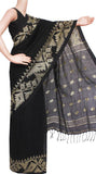Linen Saree premium quality with beautiful Jamdhani Work - 76009A *Sale 40% Off* - Sarees Swadeshi Boutique