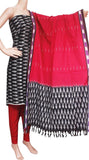 Ikat Cotton Salwar set material - 83015A (3 Piece - Tops, Bottom & Dhuppatta) *Intro price Rs.200 off* - Chudi Swadeshi Boutique