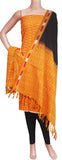 Ikat Cotton Salwar set material - 83028A (3 Pc - Tops, Bottom & Dhuppatta) *Intro price Rs.200 off* - Chudi Swadeshi Boutique