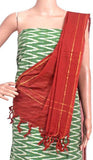 Ikat Cotton Salwar set material - 83060A (3 pc - Tops, Bottom & Cotton Dhuppatta) *Intro Offer Rs.100 off* - Chudi Swadeshi Boutique