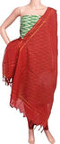 Ikat Cotton Salwar set material - 83060A (3 pc - Tops, Bottom & Cotton Dhuppatta) *Intro Offer Rs.100 off* - Chudi Swadeshi Boutique
