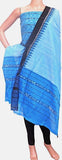 Ikat Handloom Cotton Salwar set material - 83075A (3 pc - Tops, Bottom & Dhuppatta) - Chudi Swadeshi Boutique