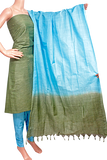 87501A - Kota Staple weaving silk cotton Salwar set material (3 Piece - Tops, Bottom, Dhuppatta) - Chudi Swadeshi Boutique