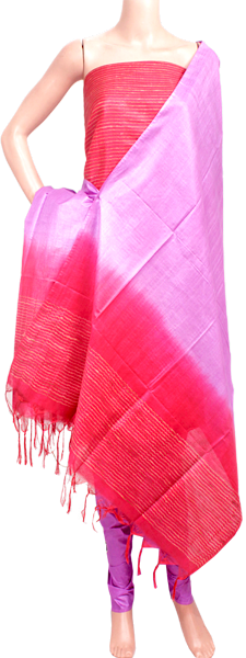 87508A - Kota Staple weaving silk cotton Salwar set material (3 Piece - Tops, Bottom, Dhuppatta) - Chudi Swadeshi Boutique