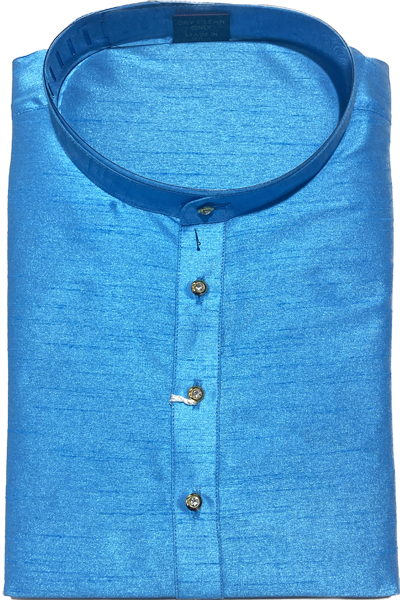 Copy of Traditional Raw Silk Kurta for men with beautiful look - 91018A - Kurta Swadeshi Boutique