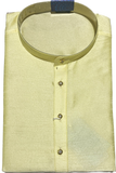 Traditional Raw Silk Kurta for men with beautiful look - 91022A - Kurta Swadeshi Boutique