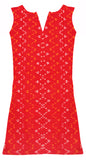 Ikat handloom Cotton Salwar Tops/Kurti material - (56067A) *Sale 50% Off* - Tops Swadeshi Boutique